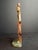 Bronze Antique Cast Iron Knight in Armor Doorstop Gold Red Paint 9" Figural Sentry For Sale - Image 8 of 14