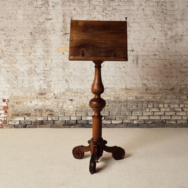 18th Century French Oak Bible Stand For Sale - Image 4 of 11
