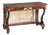 Empire Console Table with Marble Top For Sale