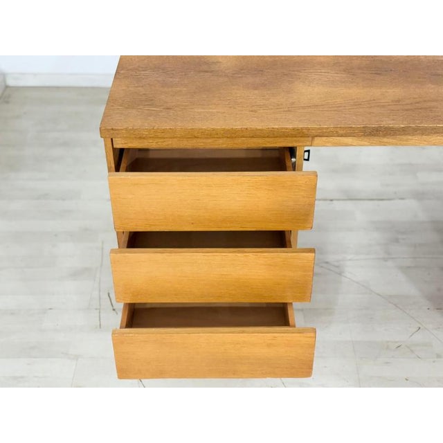 Vintage Freestanding Desk in Oak from Ikea, 1960s For Sale - Image 6 of 17