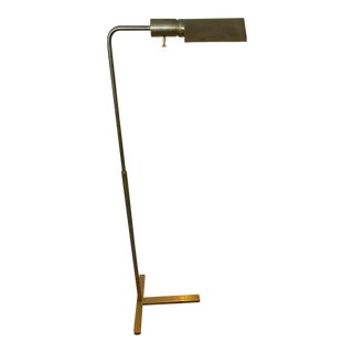 Circa 1970s Cedric Hartman Style Brass Floor Lamp For Sale