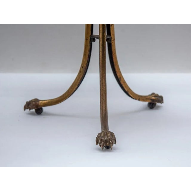 Brown Victorian Brass Magazine Rack, 1860 For Sale - Image 8 of 10