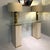 Mid-Century Modern Console Table with Engraved Abstract Expressionist Glass Top, 1960s For Sale - Image 3 of 17