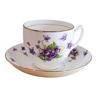 Vintage Duchess Bone China Tea Cup & Saucer Set- 2 Pieces For Sale