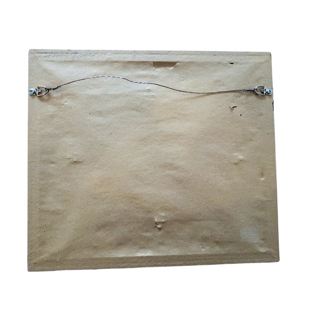 Late 20th Century Late 20th Century “Waving Grasses” – Signed Impressionist Landscape Oil Pastel Painting, Woodland Stream Scene, Custom Wood Frame For Sale - Image 5 of 6