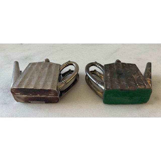 Vintage Silver Plate Teapot Napkin Holder by Godinger For Sale - Image 9 of 10