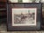 Print of CROSSING THE FORD by GEORGE WRIGHT Framed/Signed It measures: 32.5"W x 26-1/2"H (together with frame) No glass...