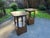 Oak Pagoda Tabouret Side Table Attributed to Charles Limbert C. Early 20th Century For Sale In San Francisco - Image 6 of 7
