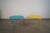 Metal 1950’s Mid-Century Modern Patio Stackable Side Tables - A Pair For Sale - Image 7 of 12