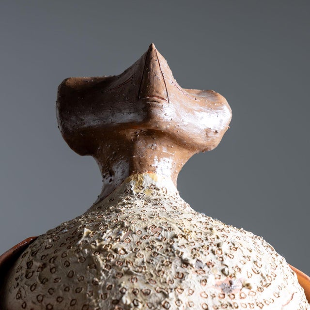 Anthropomorphic Terracotta Sculpture, Italy, dated 1987 For Sale - Image 12 of 18