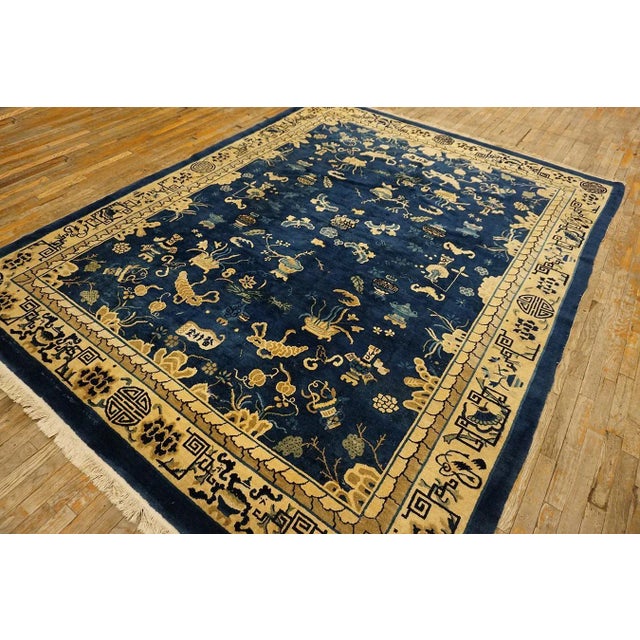 Early 20th Century Chinese Peking Carpet ( 8'2'' x 10'4'' - 250 x 315 ) For Sale - Image 11 of 11