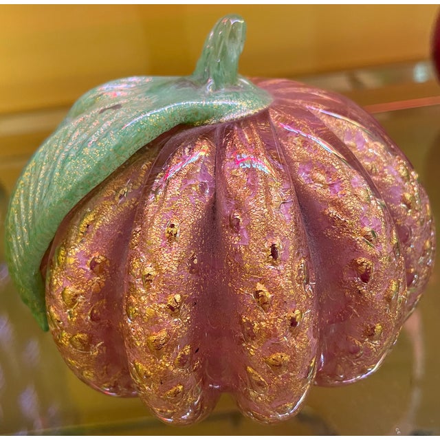 Murano Glass Pumpkin Circa 1960s For Sale - Image 10 of 12
