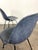 Mid-Century Modern Authentic Designers Charles & Ray Eames / Herman Miller Many Blue Fiberglass Shell Dining Chairs on H-Bases - Set of 4 For Sale - Image 3 of 9