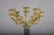 Antique Gilt Bronze Candelabra, Fluted Column With Figural Arms — French, 19th Century For Sale - Image 10 of 10