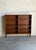 Mid-Century Modern Vintage Danish Modern Teak Bookcase Display Shelf Cabinet on Tapered Legs For Sale - Image 3 of 9