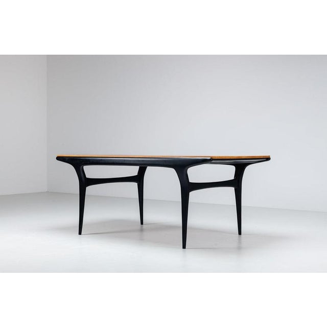 T4 Dining Table in Beech by Alfred Hendrickx for Belform, Belgium, 1958 For Sale - Image 6 of 18