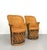 Mexican Vintage Mexican Leather & Wood Equipales Armchairs - A Pair For Sale - Image 3 of 8