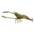 Vintage Brass Shrimp Scampi Figurine, 1960s For Sale - Image 9 of 11