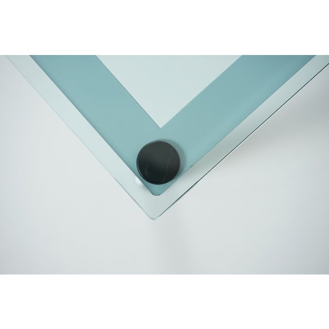 Metal LC 10 Side Table attributed to Le Corbusier, Charlotte Perriand and Pierre Jeanneret for Cassina, 1980s For Sale - Image 7 of 16