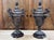 Napoleon III Covered Vases in Spelter with Marble Bases, Set of 2 For Sale - Image 5 of 13
