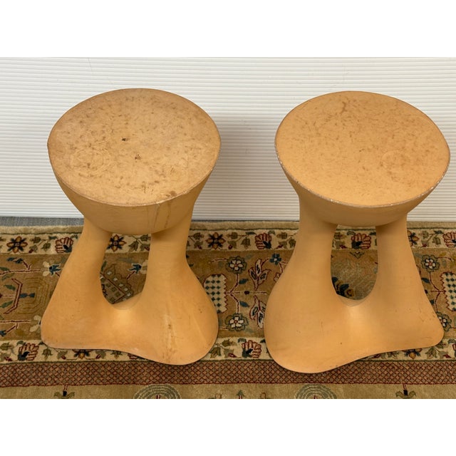 Sculpture Materials Souda Kreten Side Tables, Pair For Sale - Image 7 of 12