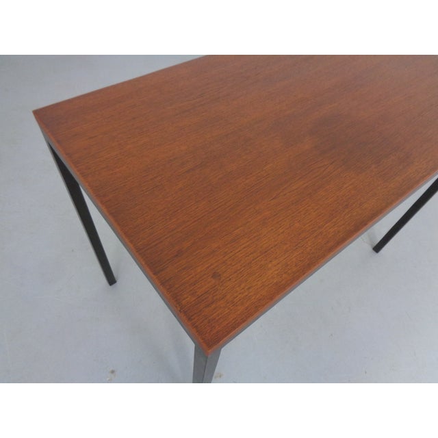 Vintage Teak and Steel Desk, Denmark, 1960s For Sale - Image 15 of 18