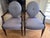 Angelo Donghia Donghia Red Mahogany Casper Arm Chairs (4) For Sale - Image 4 of 5