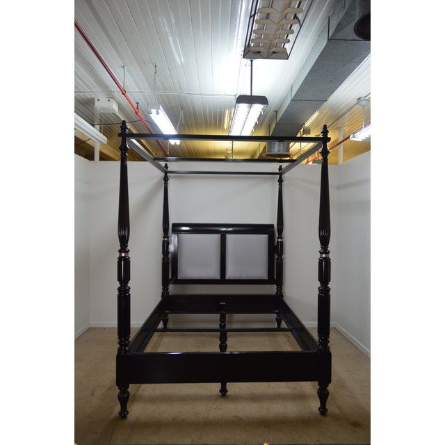 Ralph Lauren Queen Canopy Bed For Sale - Image 15 of 16