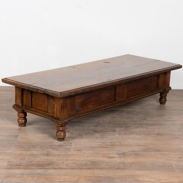 19th Century French Oak Two Drawer Coffee Table For Sale - Image 15 of 15