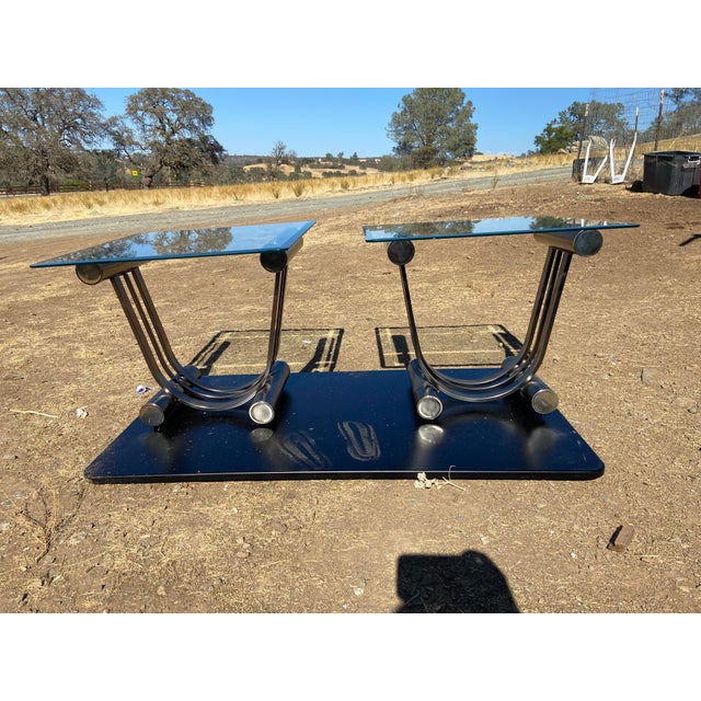 MCM Design Institute of America, Art Deco Side End Tables Set of Two Romeo Rega Unmarked For Sale - Image 9 of 16