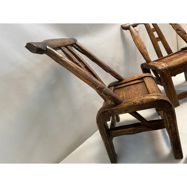 Meditation Chairs - 2 Pieces For Sale - Image 4 of 13