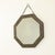 Hall Mirror with Brass Frame, 1920s For Sale - Image 4 of 5