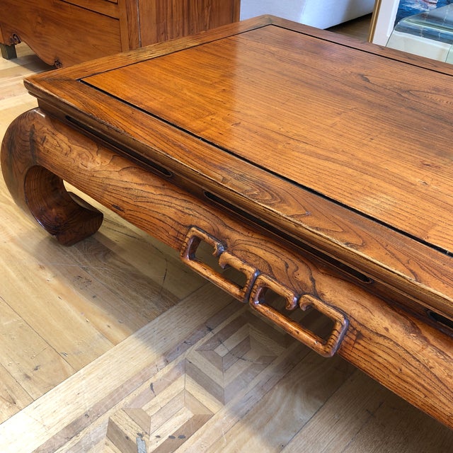 Asian Solid Wood Ming Dynasty Style Coffee Table Chairish