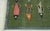 Boho Chic Koi Fish Olive Green Hand Knotted Runner Rug 2.6x6Ft. For Sale - Image 3 of 18