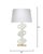 Vertebrae Table Lamp, White Plaster Playfully merging art and home décor, talented artisans create this dynamic design...