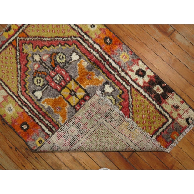 a mid 20th century Turkish Anatolian Small Square Rug Details rug no. j1655 size 2' 5" x 3' 6" (74 x 107 cm) rug type...