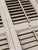 Vintage Bi Fold Interior Wood Window Plantation White Shutters For Sale - Image 4 of 5