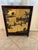 Gold Vintage Mid-Century Chinese Black and Gold Lacquer Cabinet With Mother of Pearl Inlays For Sale - Image 8 of 18