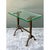 Vintage Deco Bronze and Glass Side Table For Sale - Image 4 of 12