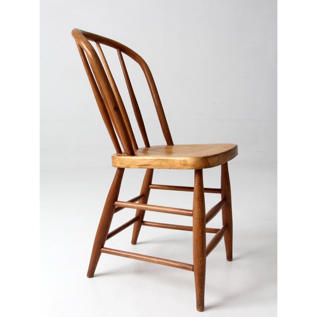 Antique Windsor Bow Back Side Chair For Sale - Image 15 of 16