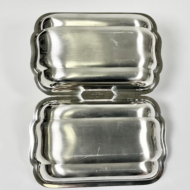 Mid-Century Hollywood Regency Traditional Silverplate Divided Relish Dish by Bristol Silver For Sale - Image 10 of 10