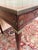 Louis XVI Style Flat Desk in Mahogany and Green Leather, 1950s For Sale - Image 3 of 9