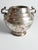 A captivating and highly sculptural mid-century silver-plated vessel (marked prima n.s.), complete with its original clear...