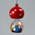 Hand-Painted Double-Blown Mushroom-Shaped Christmas Bauble, Germany, Early 1900s For Sale - Image 3 of 11