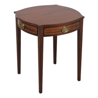 Kindel Mahogany 1 Drawer Connecticut Side Table For Sale