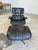 Herman Miller Herman Miller Eames Lounge Chair and Ottoman in Black Leather For Sale - Image 4 of 7