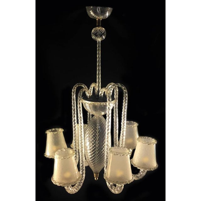 Vintage Chandelier in Murano, 1940s For Sale - Image 13 of 18