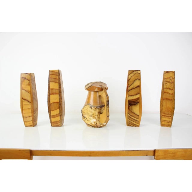 -Made of wood and veneer -The stated dimensions belong to the pitcher.