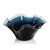 Contemporary Vellerti 9.25 Tall Wave Glass Bowl, Blue For Sale - Image 3 of 3