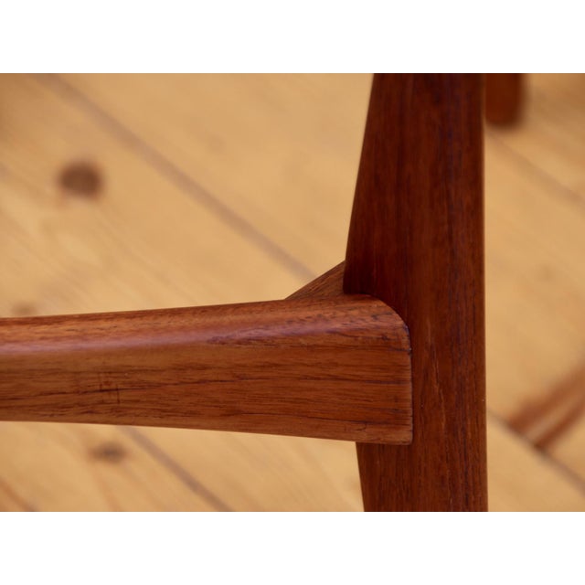 Mid-Century Modern Swedish Round Teak Coffee Table by Karl-Erik Ekselius for Joc Vetlanda, 1950s For Sale - Image 3 of 18